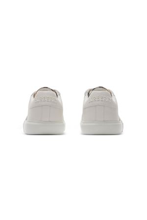 sneakers in pelle bianco BURBERRY KIDS | 8089736B9368